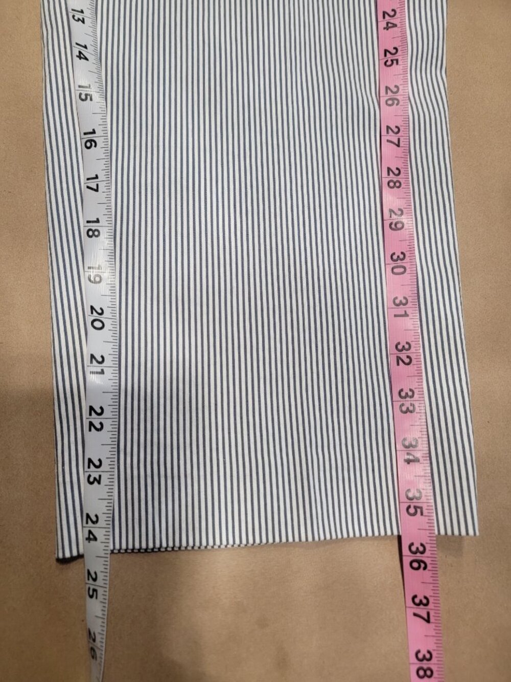 Ann Taylor Size 14 Blue & White Striped Seersucker Pants, Like New Condition - Picture 10 of 13